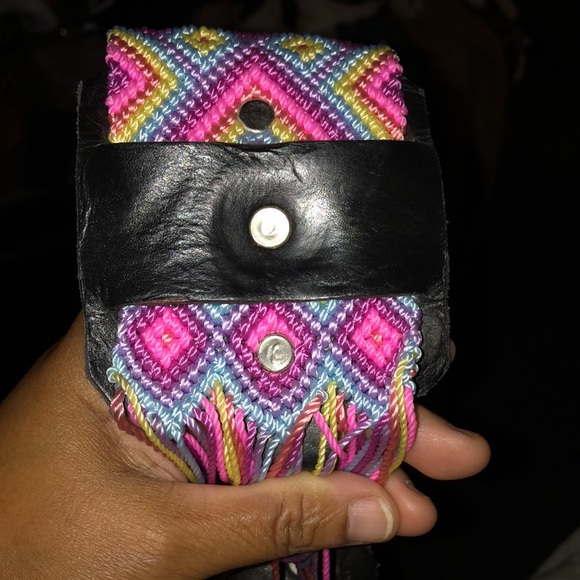 Handmade leather festival bag - Picture 12 of 15